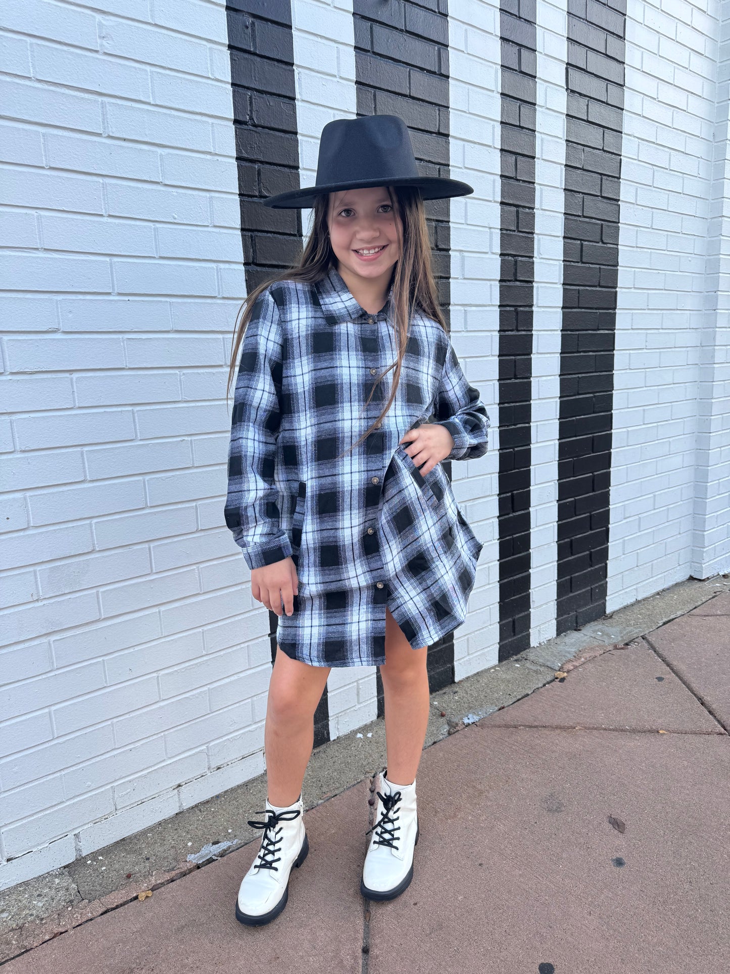 Plaid & Play Flannel Dress