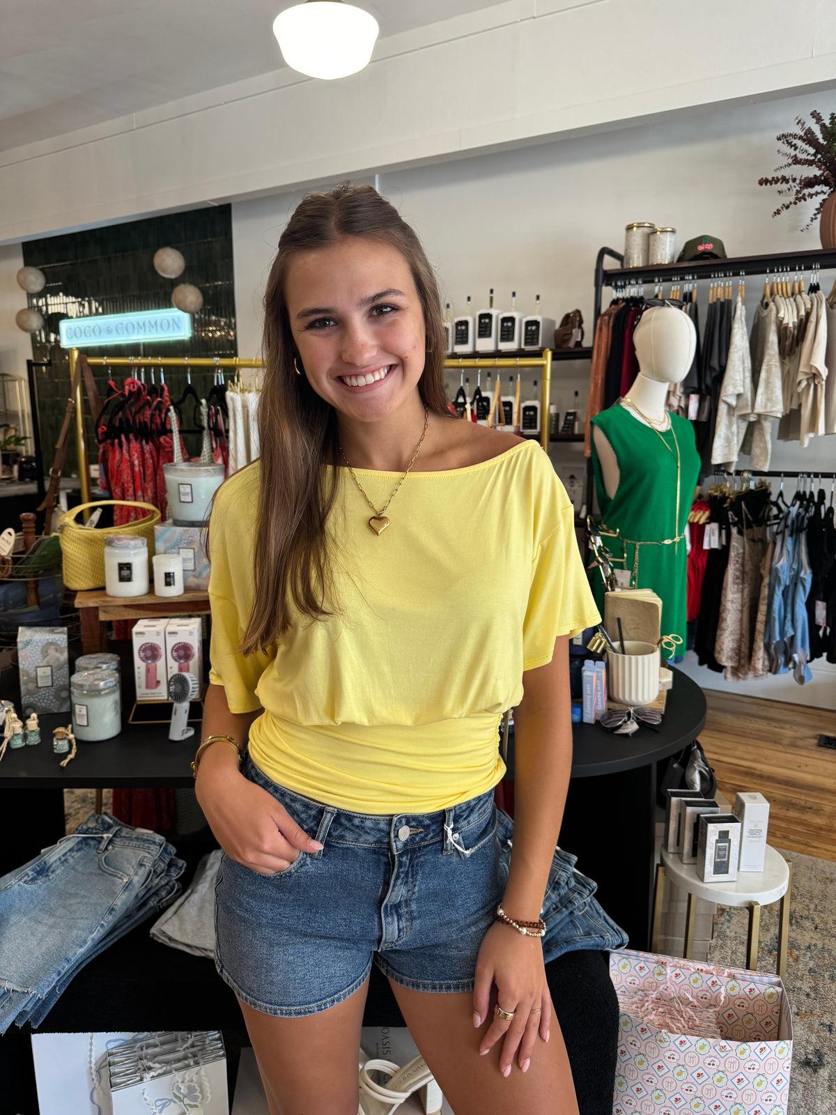 Camille Ruched Waist Top