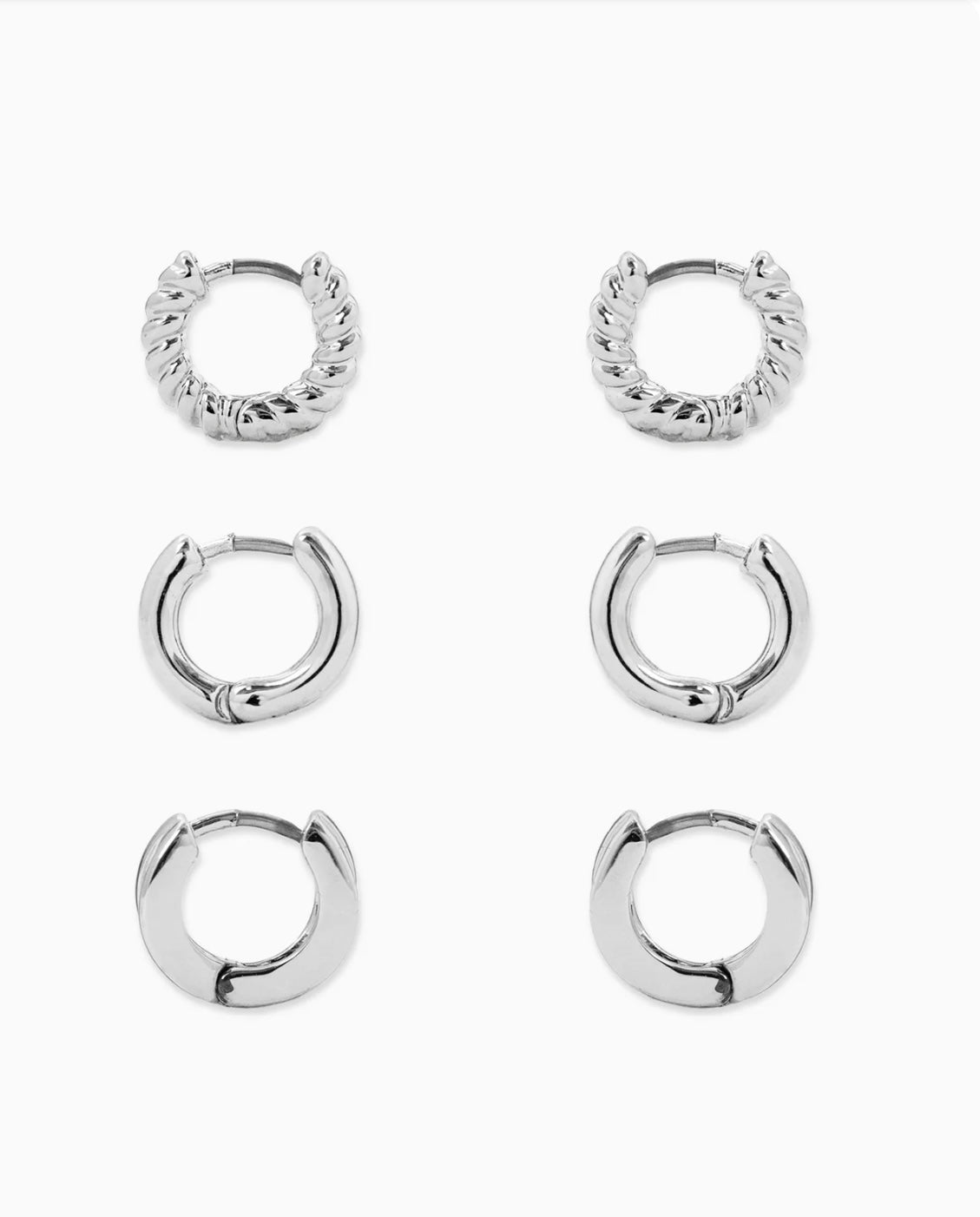 Megan Mini Huggies - Silver