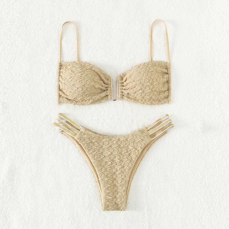 Malia Textured Bikini Top