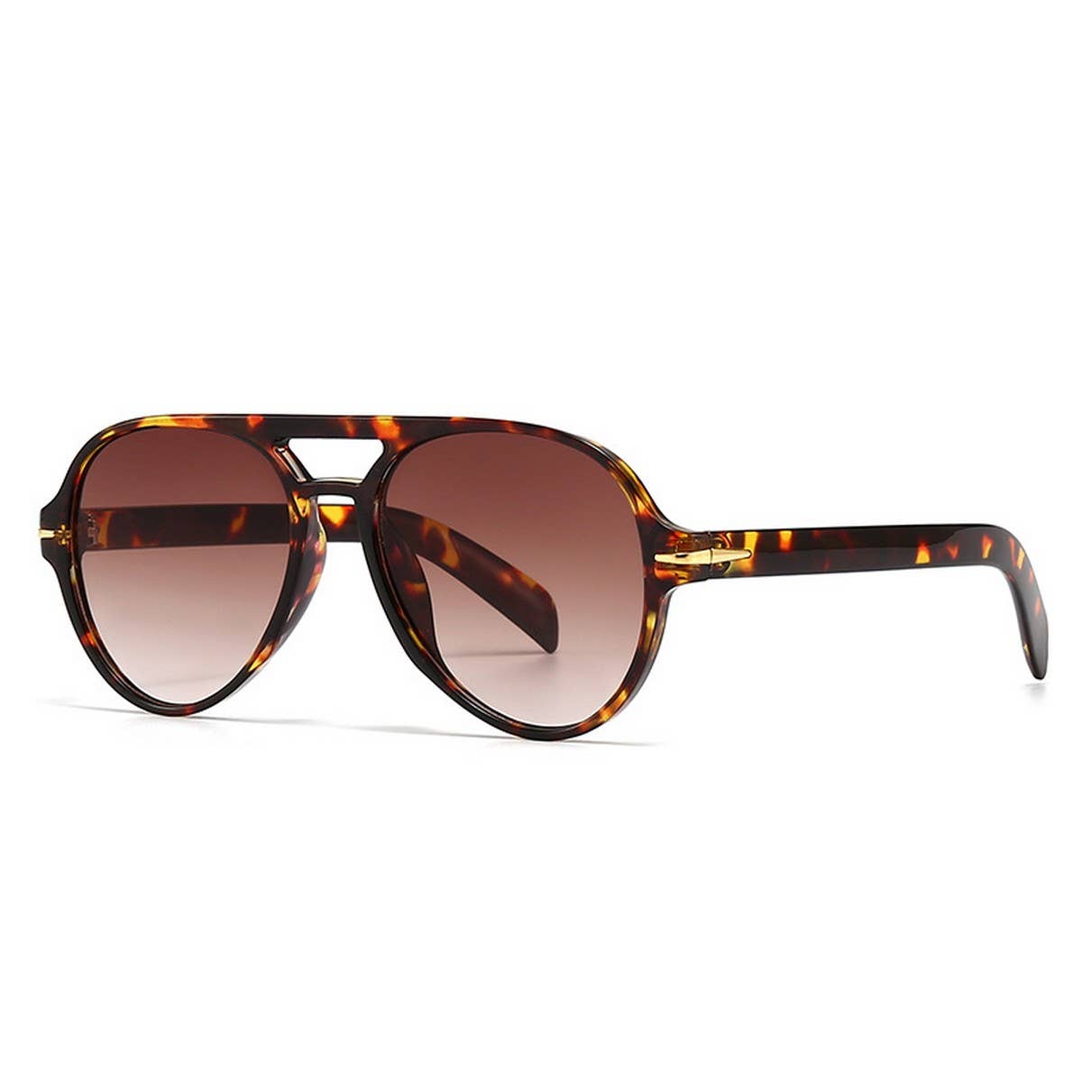 STREET STYLE AVIATORS: Leopard/Brown