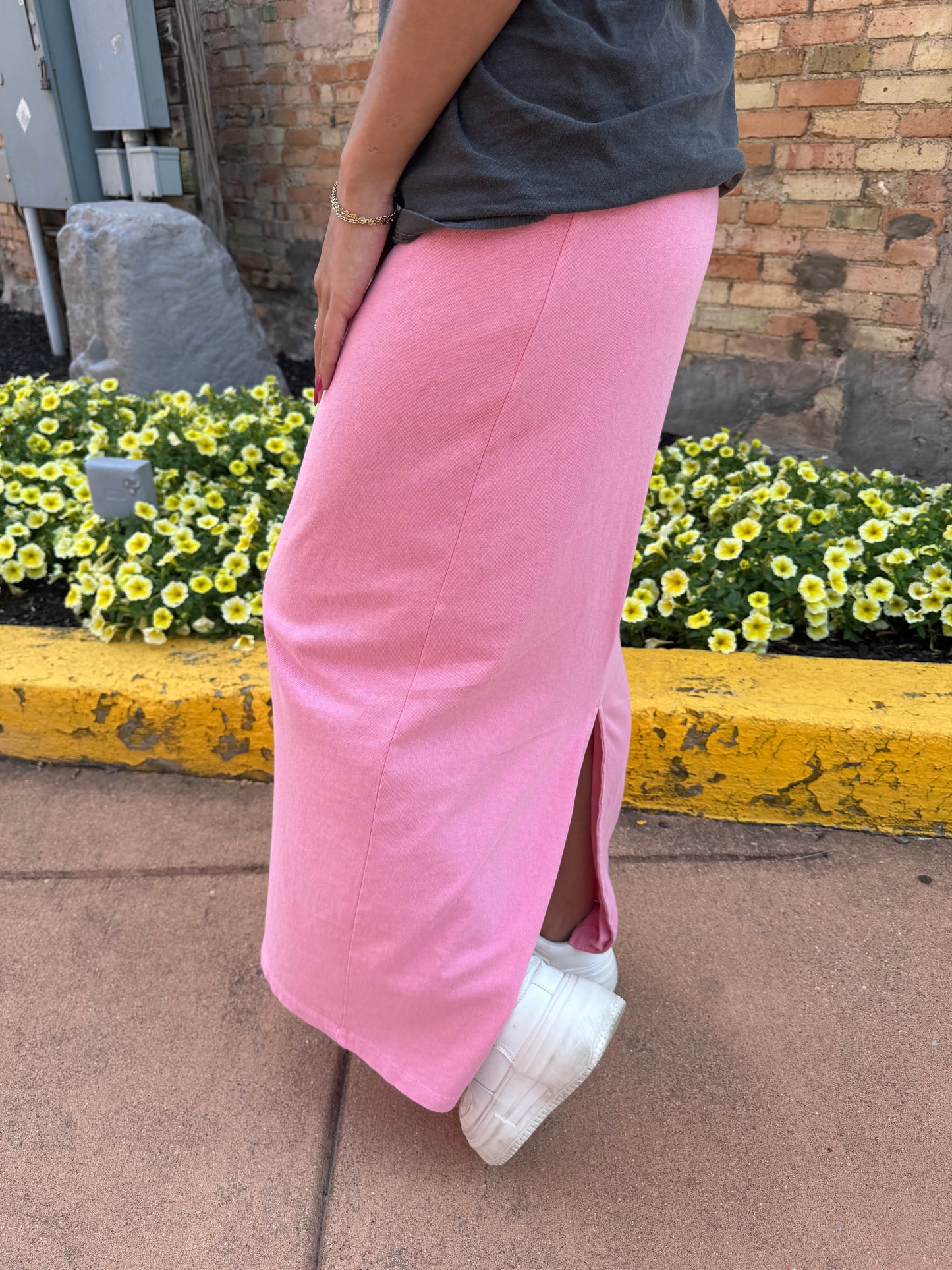 Blush Breeze Maxi Skirt