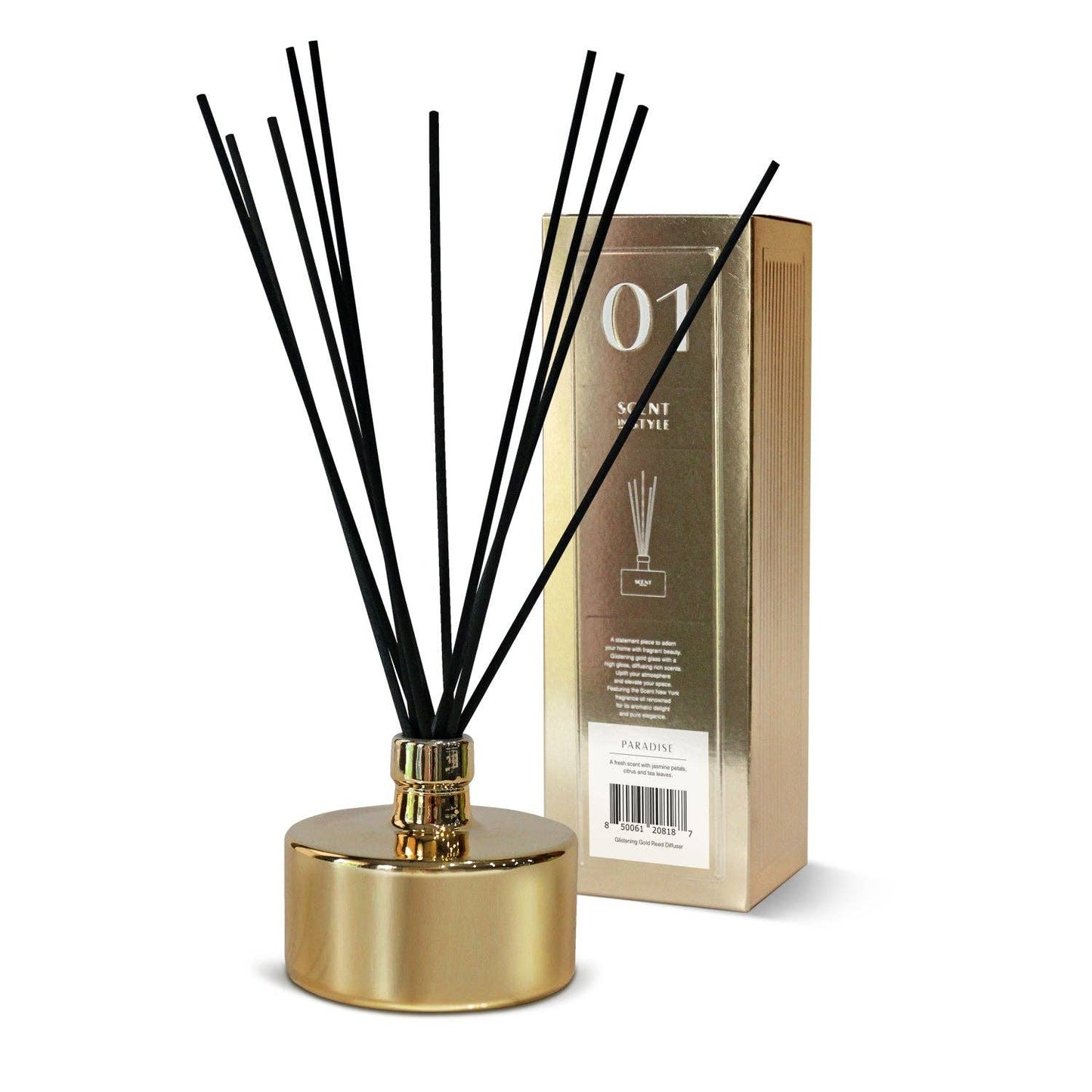 Glistening Gold Reed Diffuser: Santal / One Way