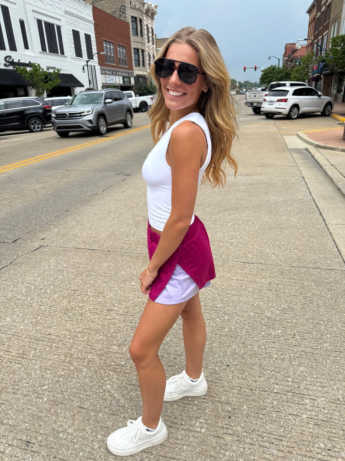 Brooklyn Color Block Shorts