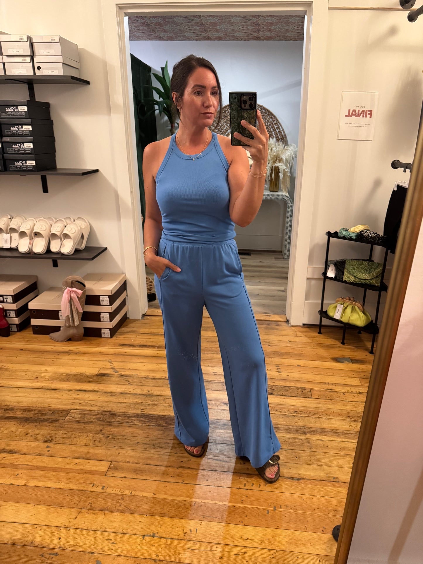 Sky Tank & Pant Set