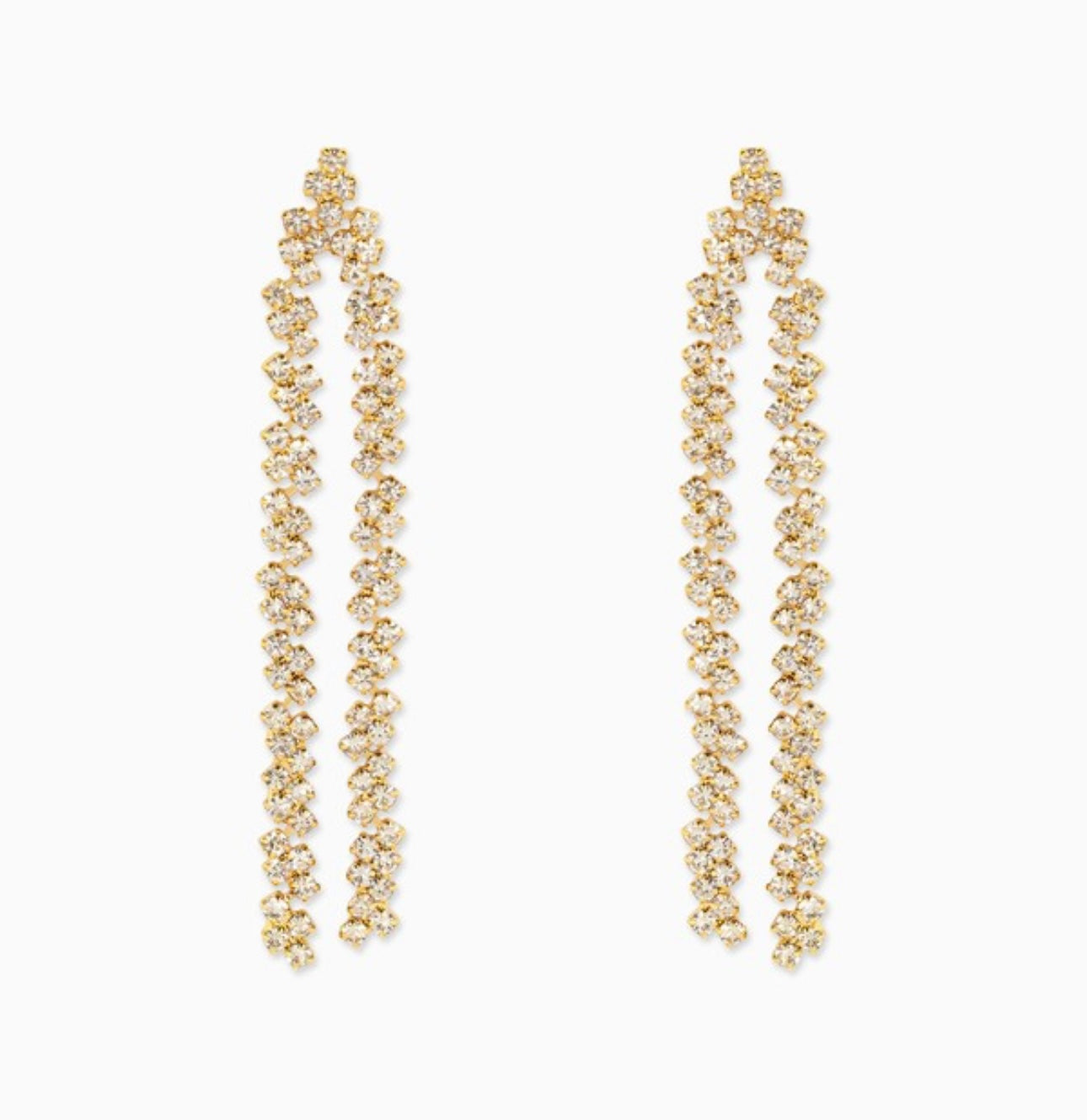 Rhinestone Drop Earrings