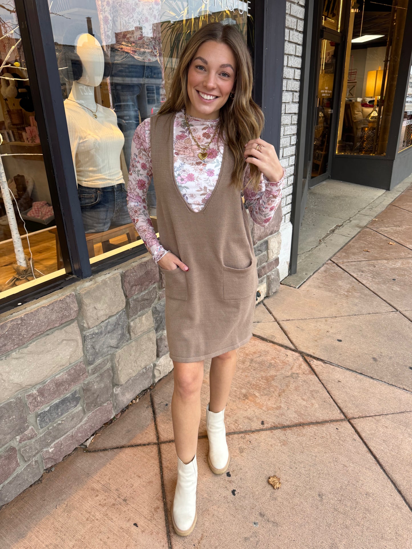 The Rowan Knit Dress | Mocha