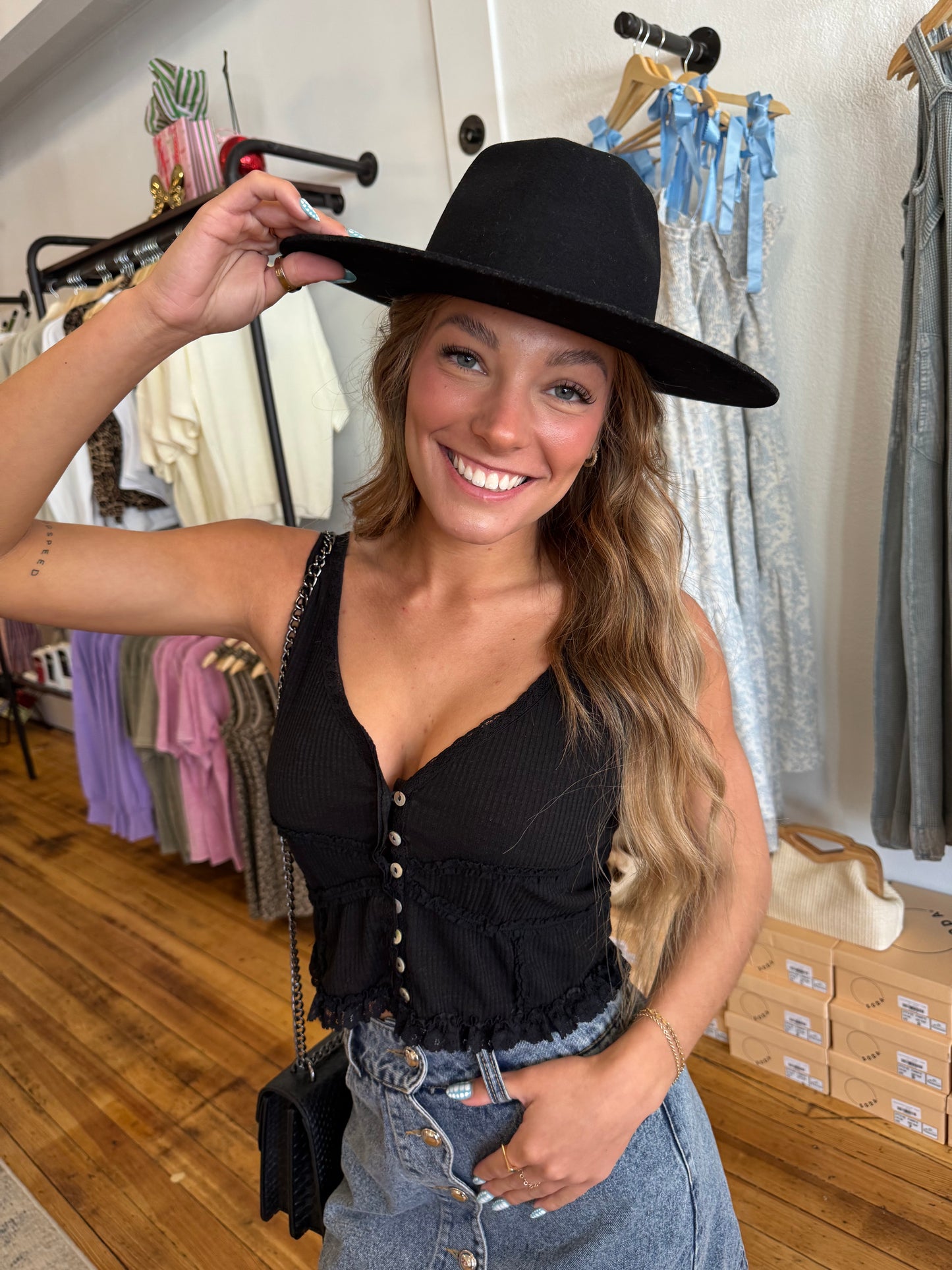 Luna Lace Tank Top