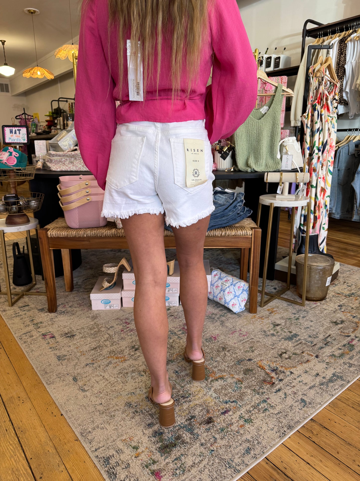 Jolie White Shorts