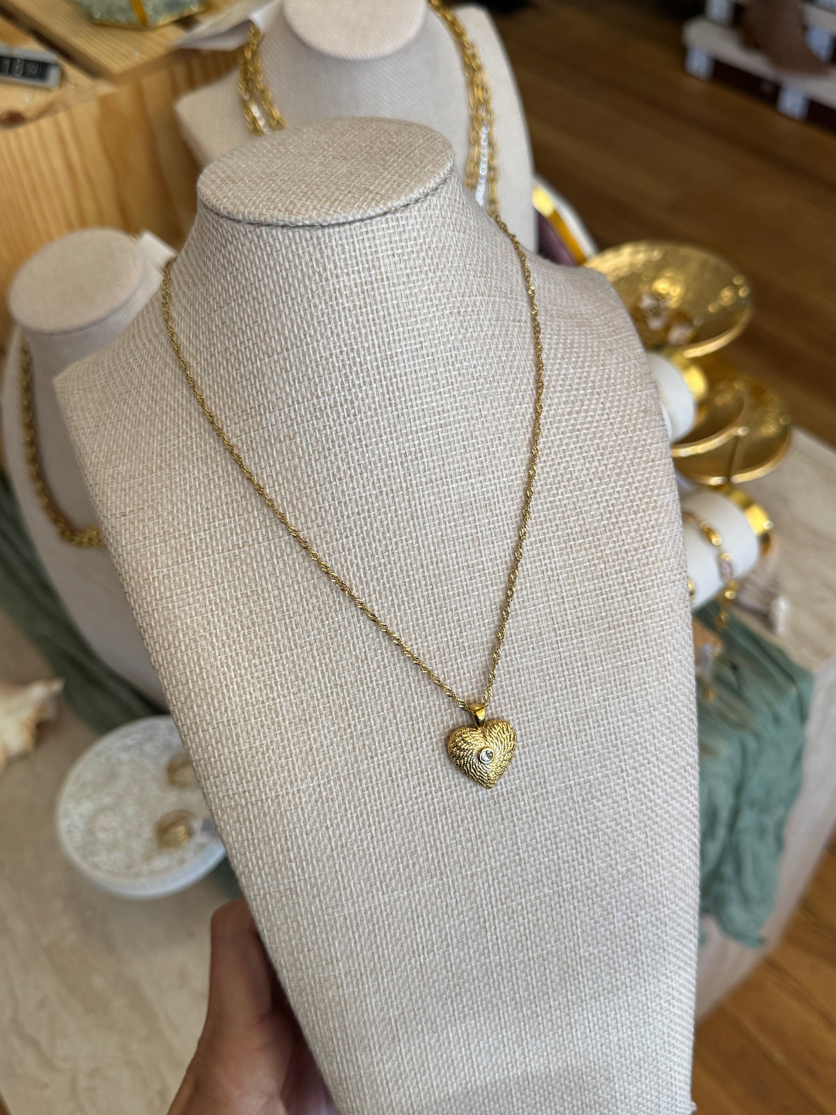 Ivy Heart Necklace