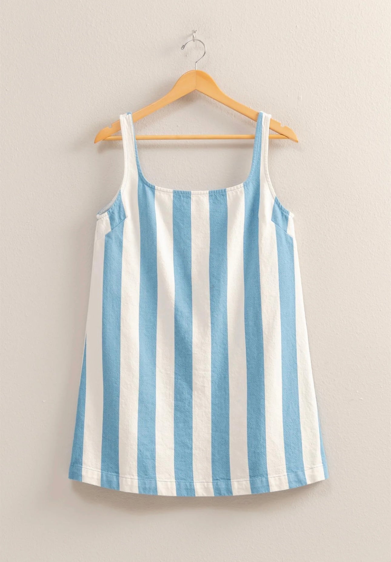 Corrine Dress - Blue/White
