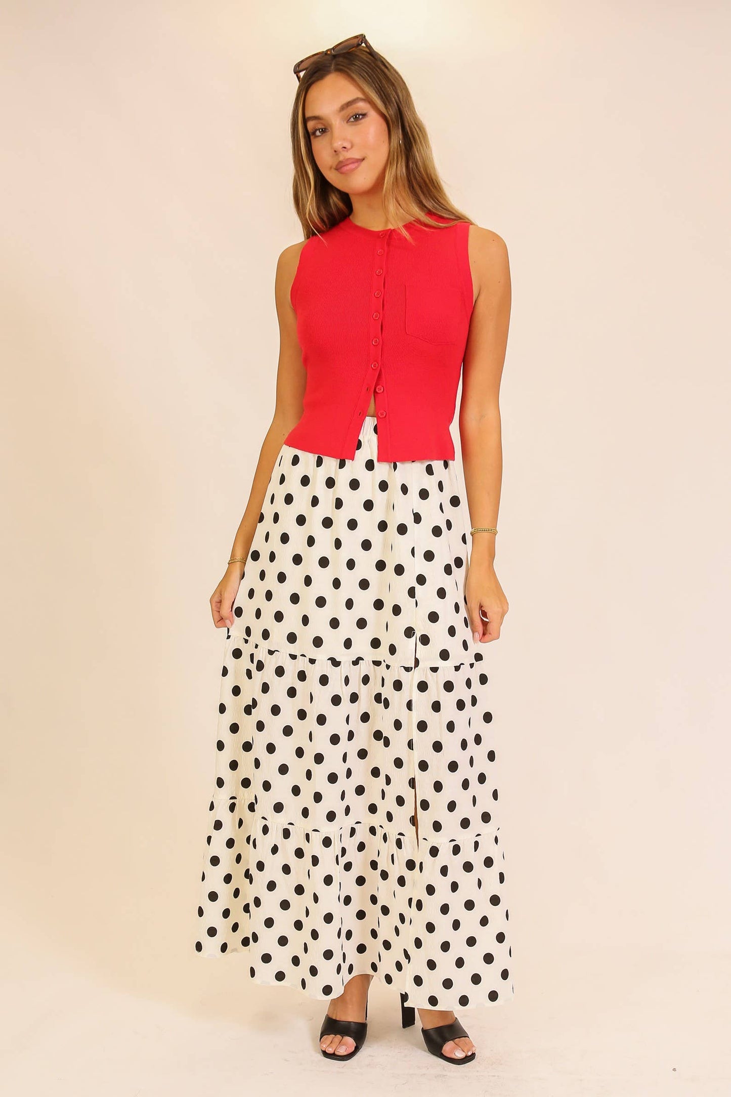 Josie Button Down Tank