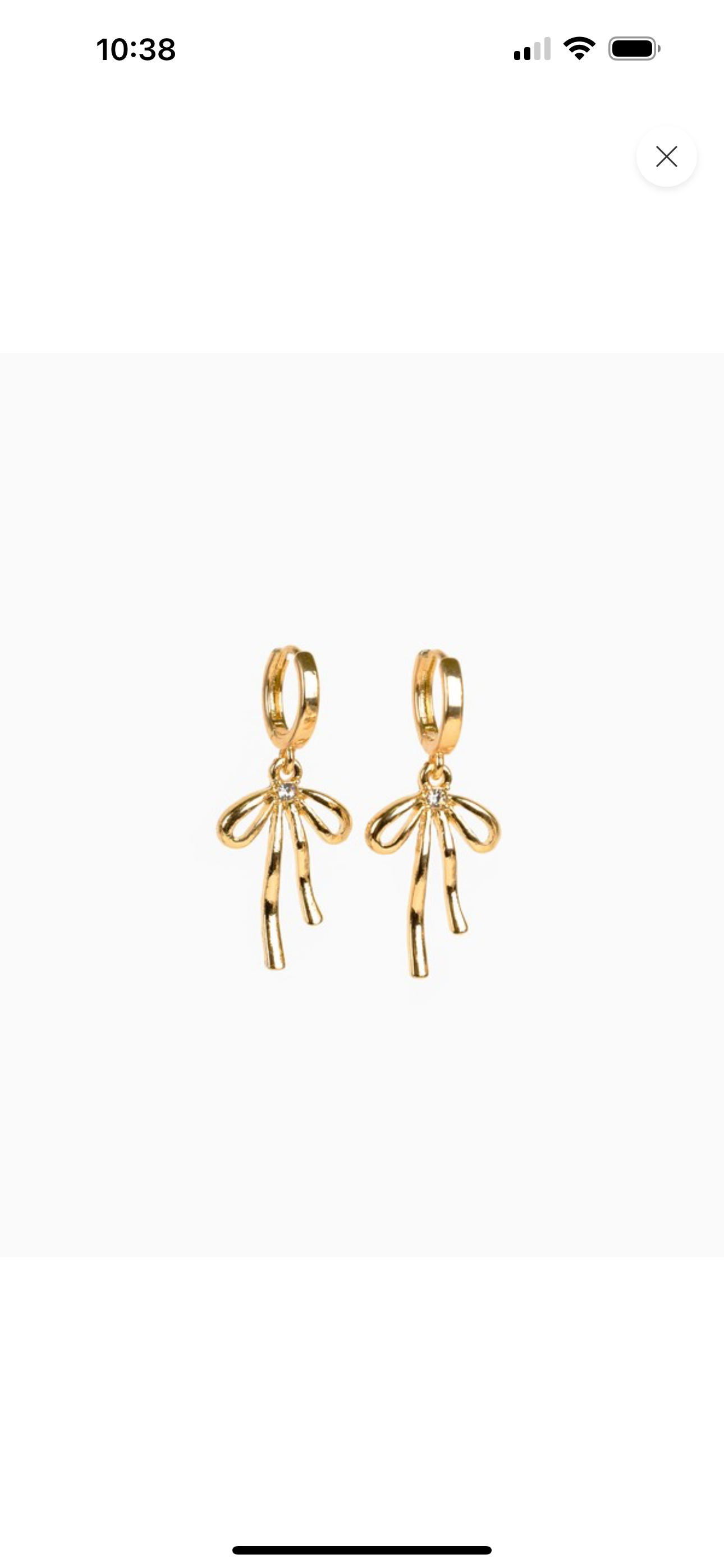 Bow Drop Earrings
