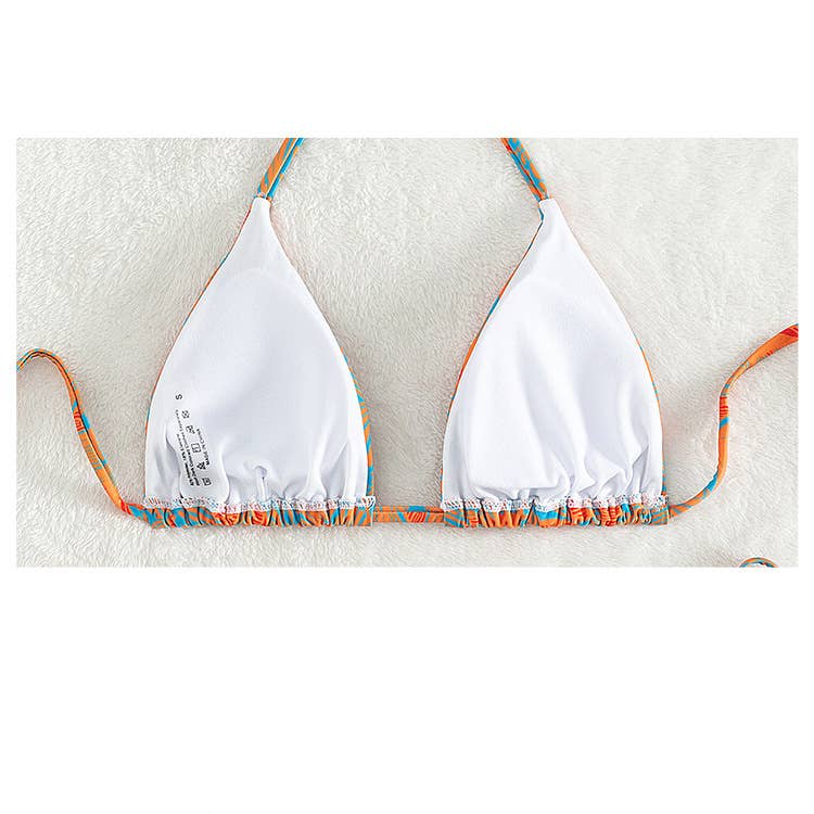 Alani Print Bikini Top