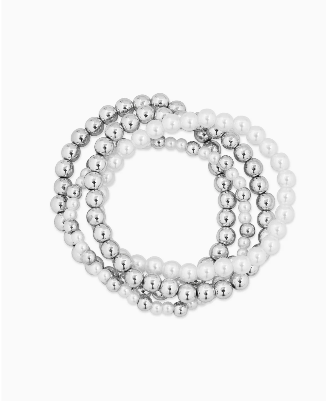 Acrylic Pearl & Beaded Mix Bracelet