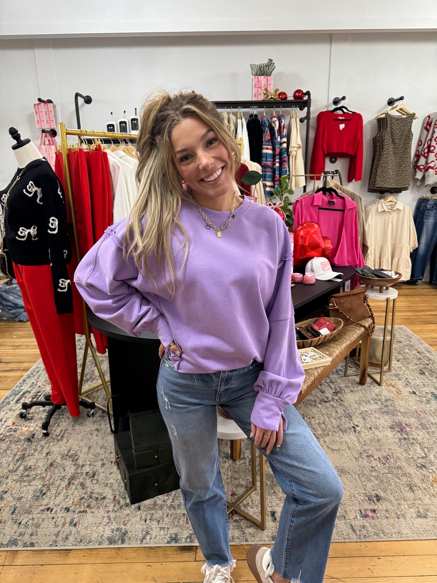 Trina Sweatshirt - Lavender