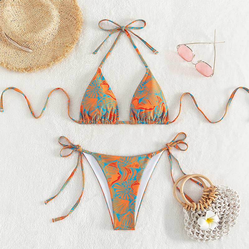 Alani Print Bikini Top