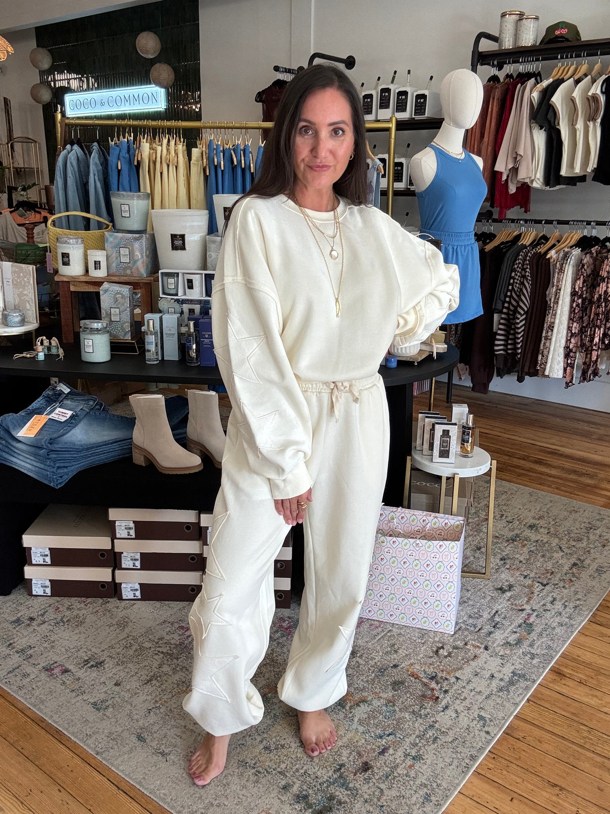 Starstruck Sweatpants - Cream