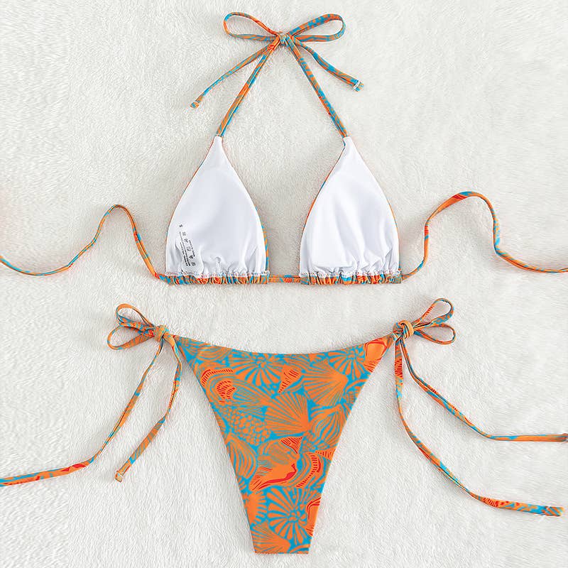 Alani Print Bikini Top