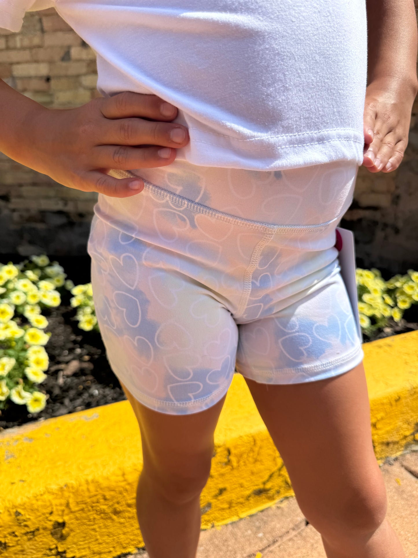 Desert Flower Biker Short Set (Toddler)