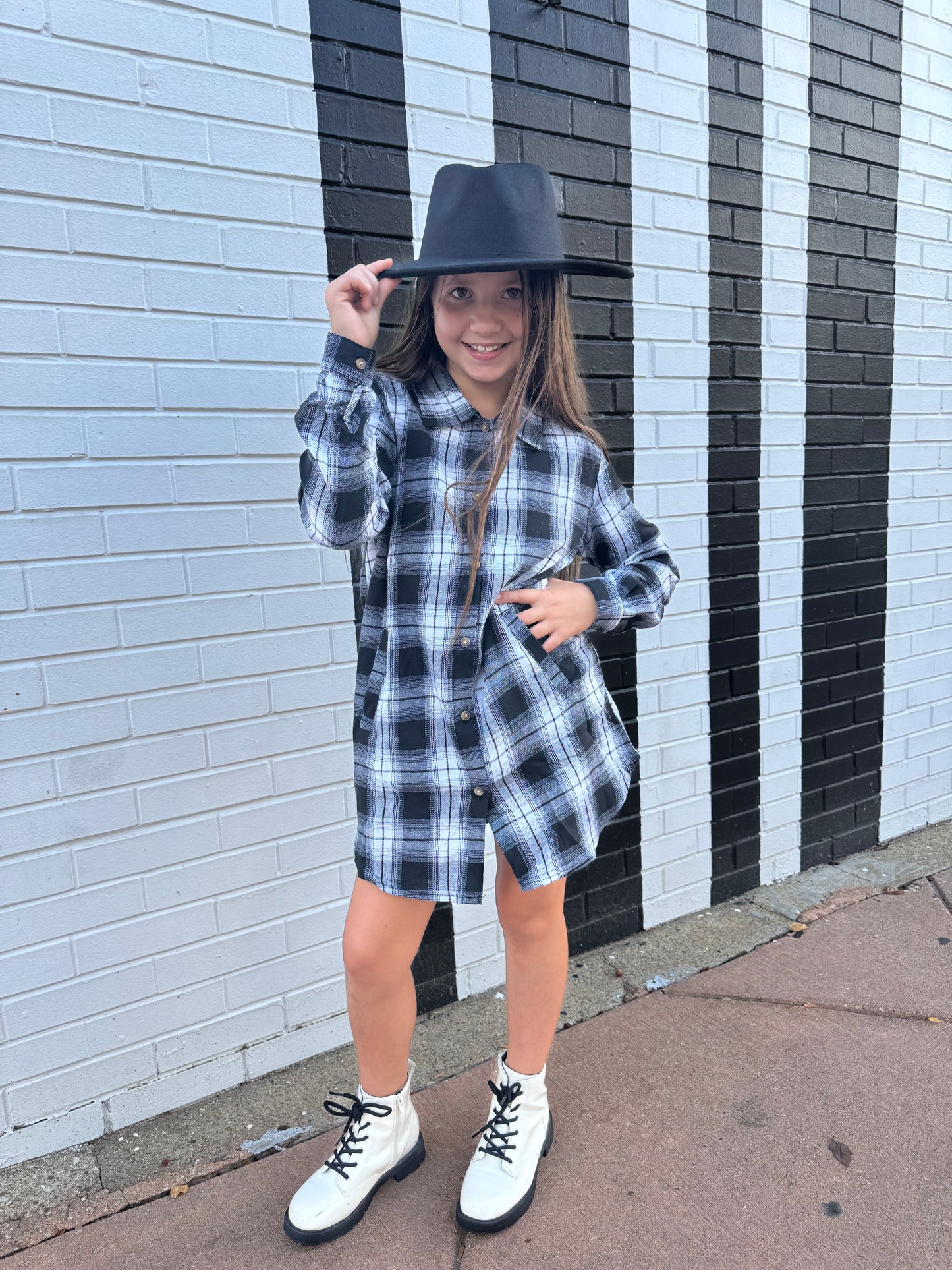 Plaid & Play Flannel Dress