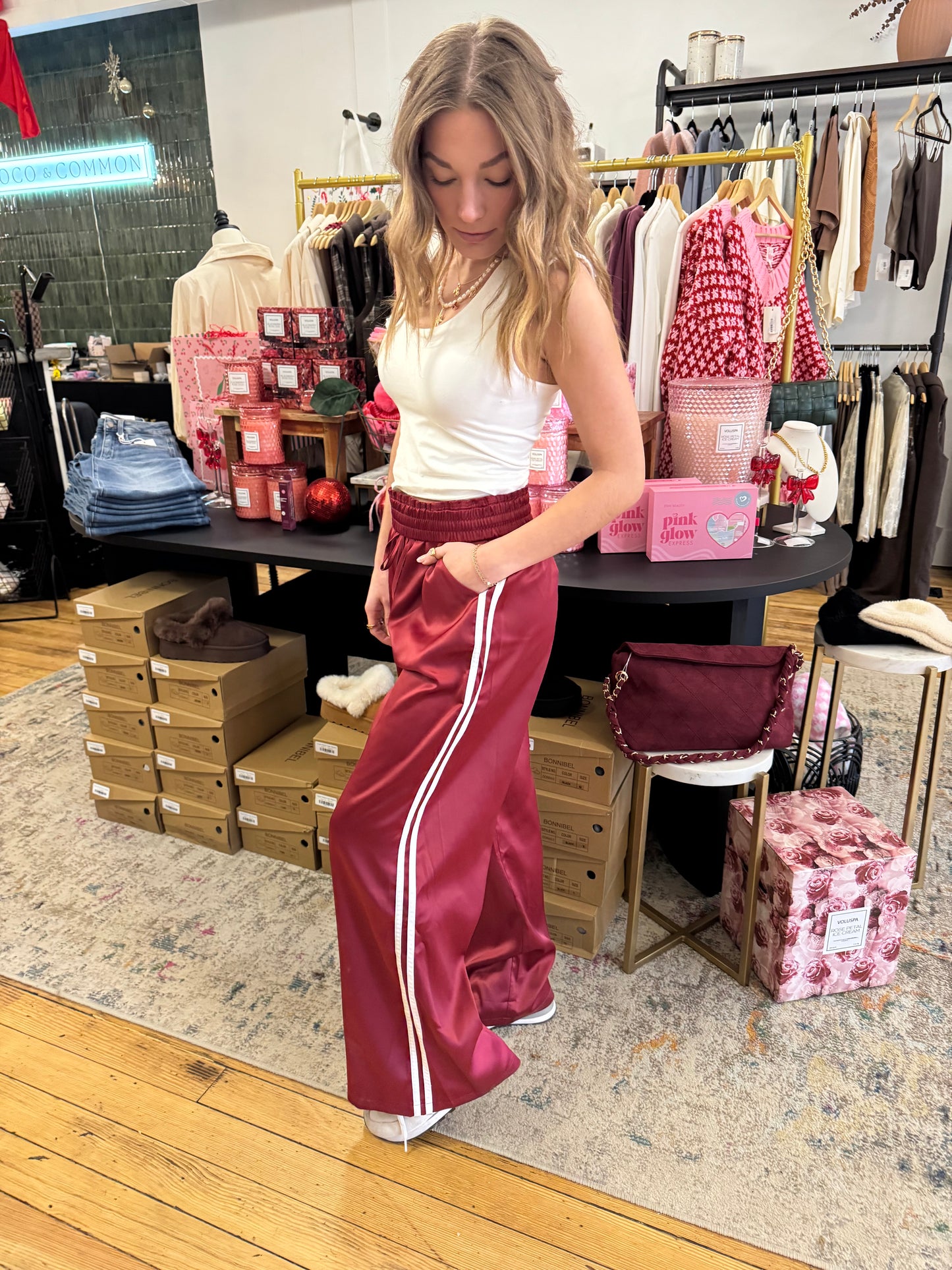 Crimson Track Pant