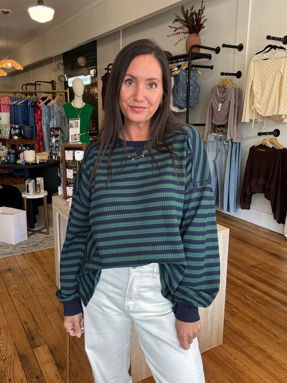 Irish Weekender Stripe Top