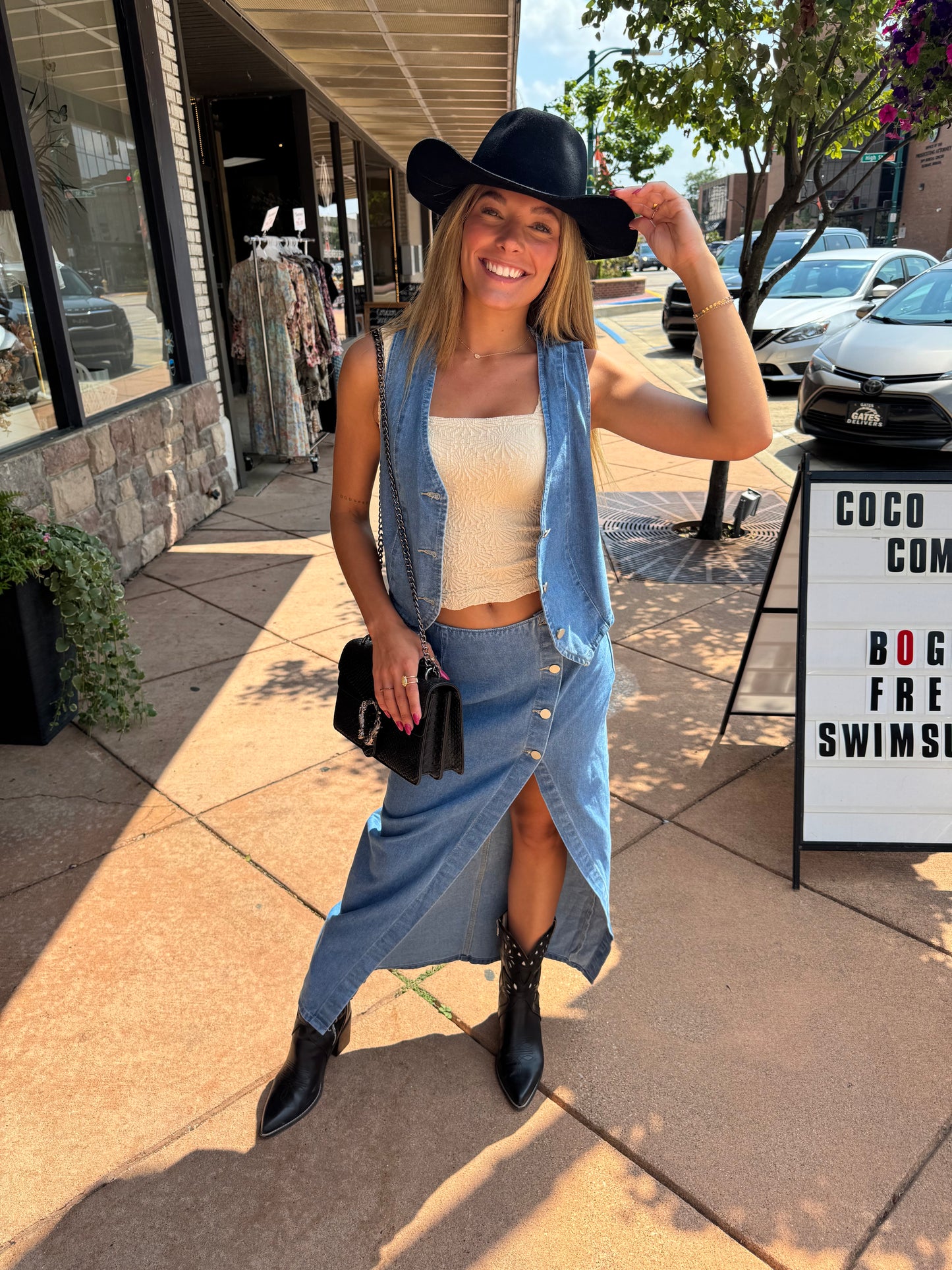 Blue Ridge Denim Skirt