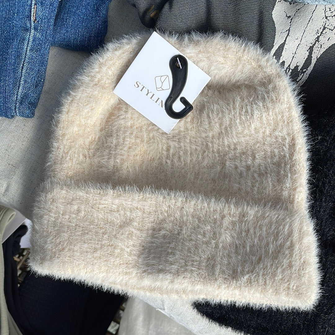 Fuzzy Solid Beanie