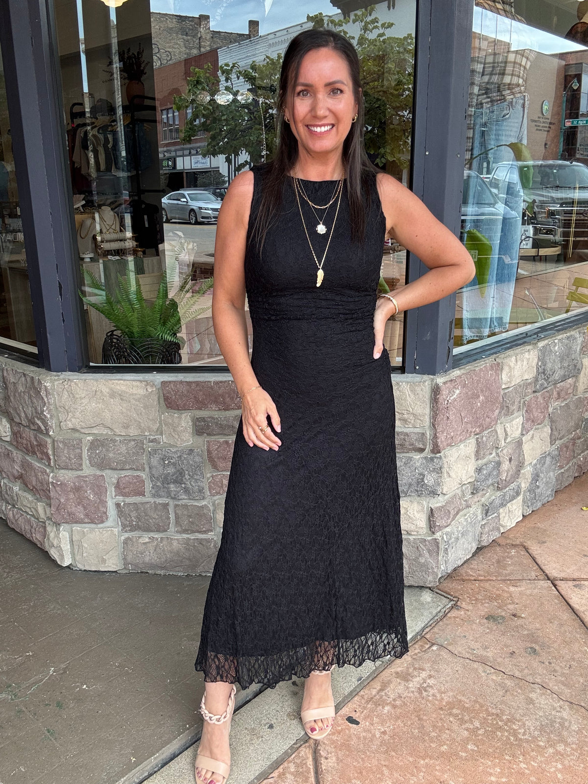 Chloe Lace Midi Dress