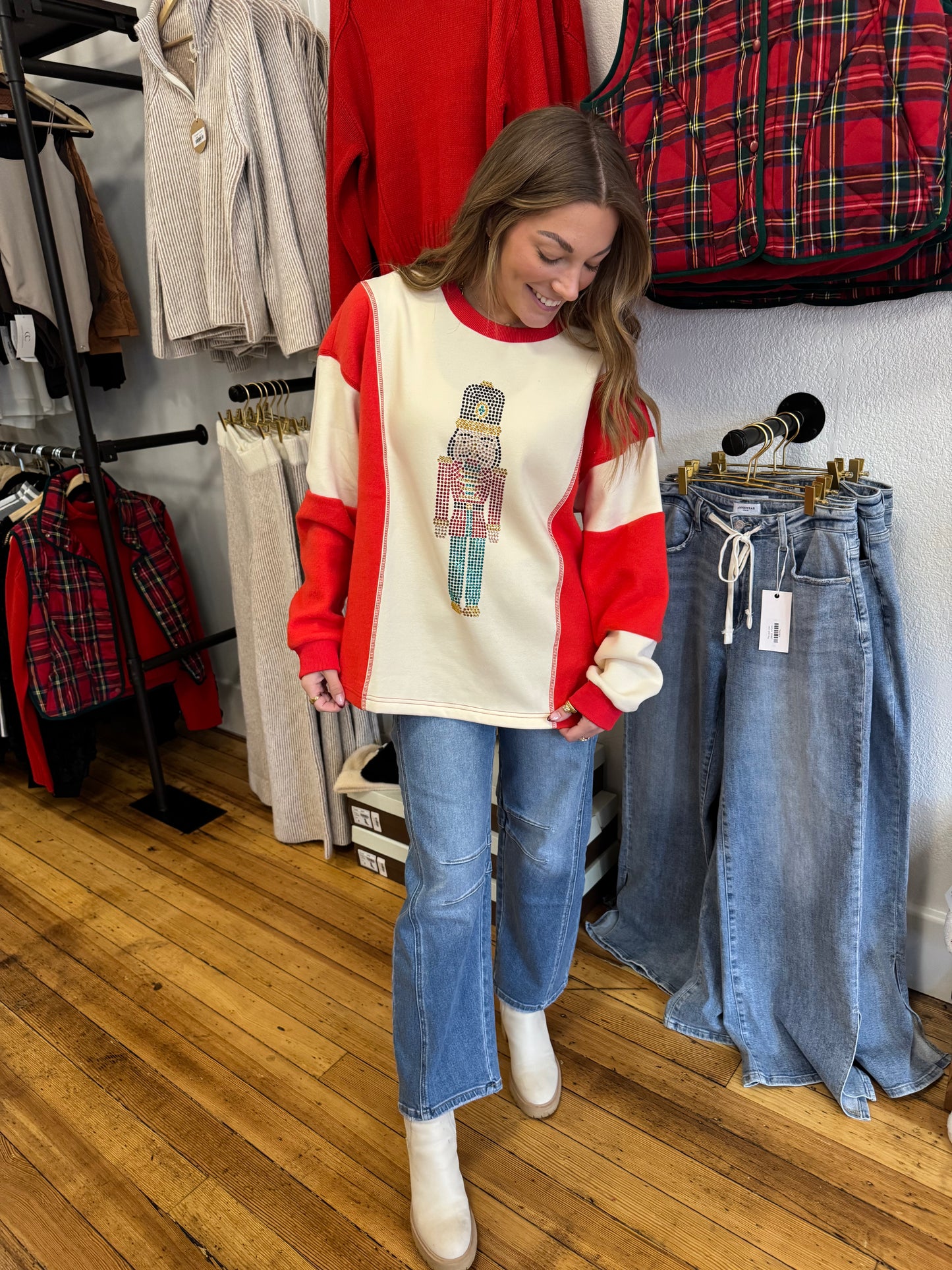 The Nutcracker Stripe Crewneck