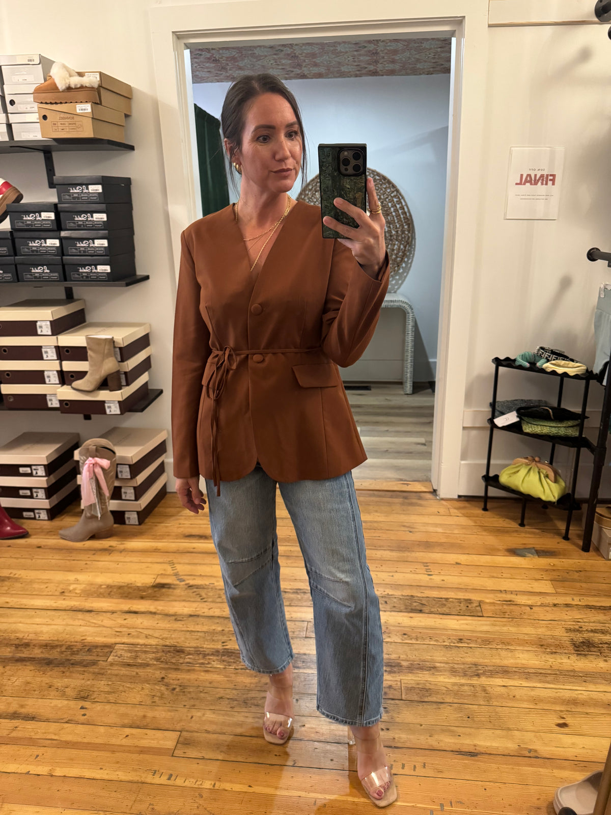 Monroe Tie-Waist Blazer