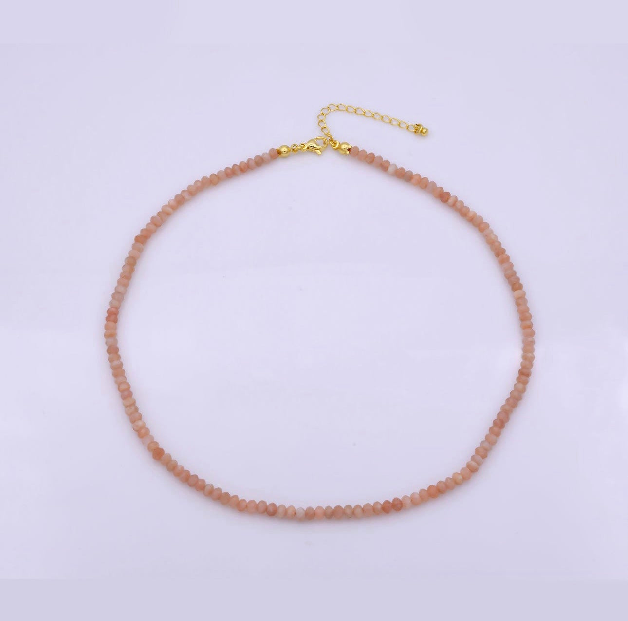 Rose Quartz Gemstone Necklace