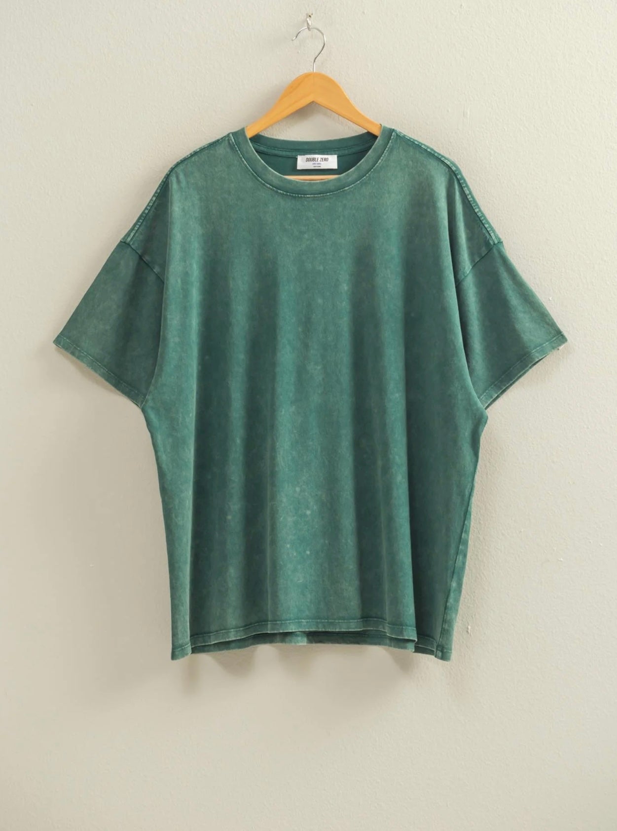 Oversized Boyfriend Tee- Deep Green
