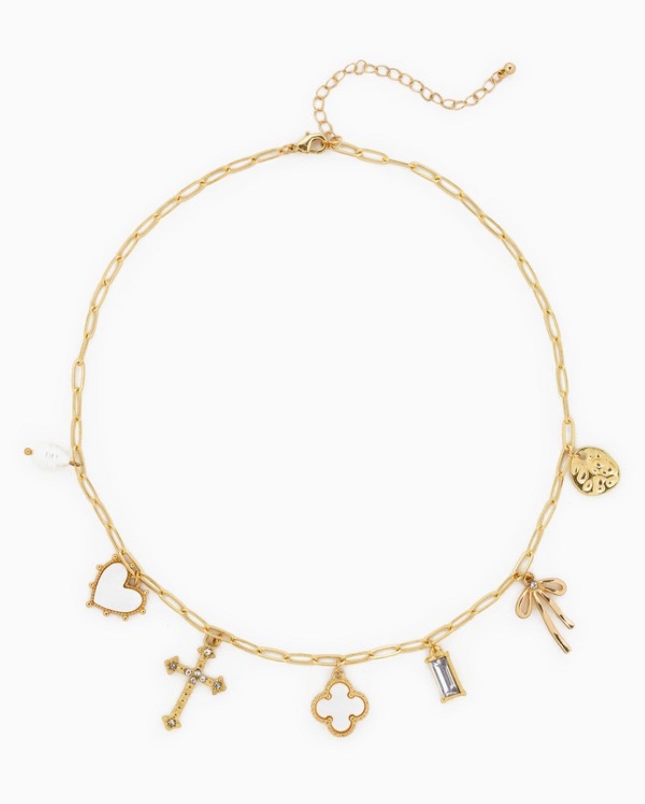 Clover Multi Charm Necklace