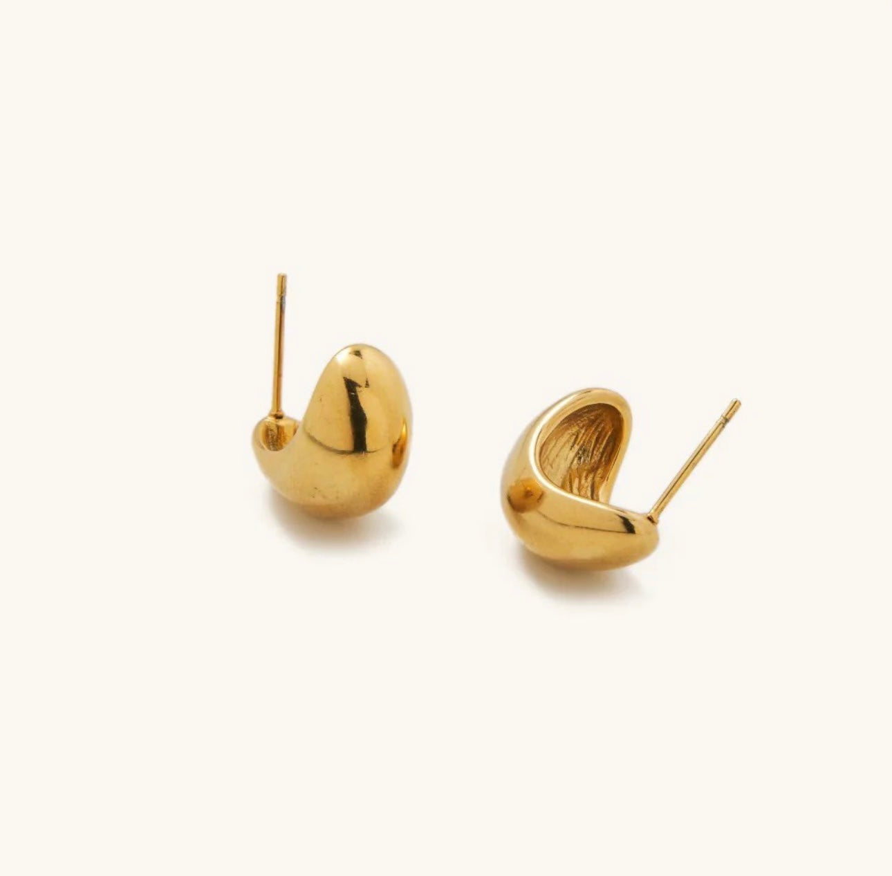 Teardrop Chunky Hoops