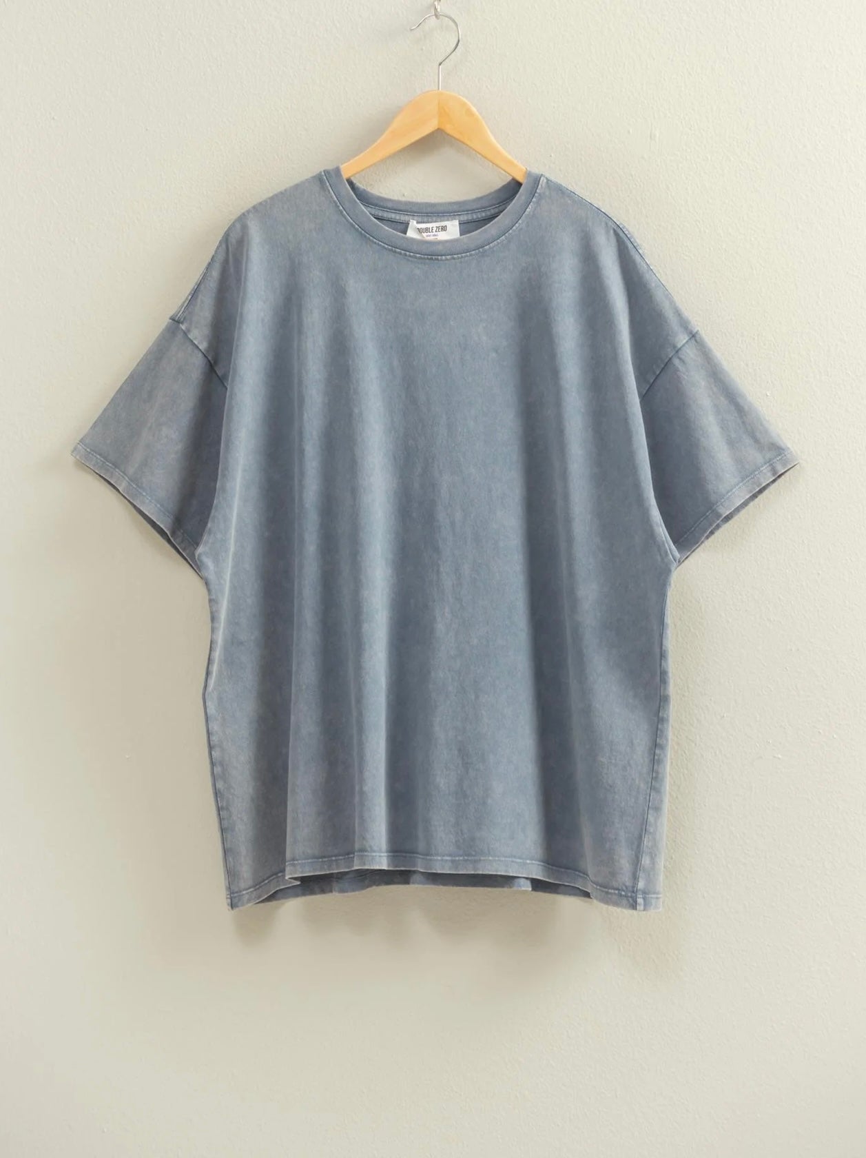 Oversized Boyfriend Tee- Dusty Navy