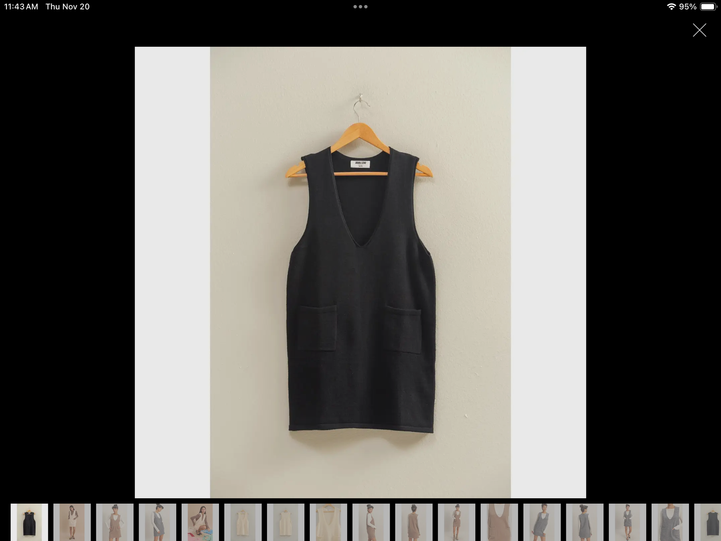 The Rowan Knit Dress | Black