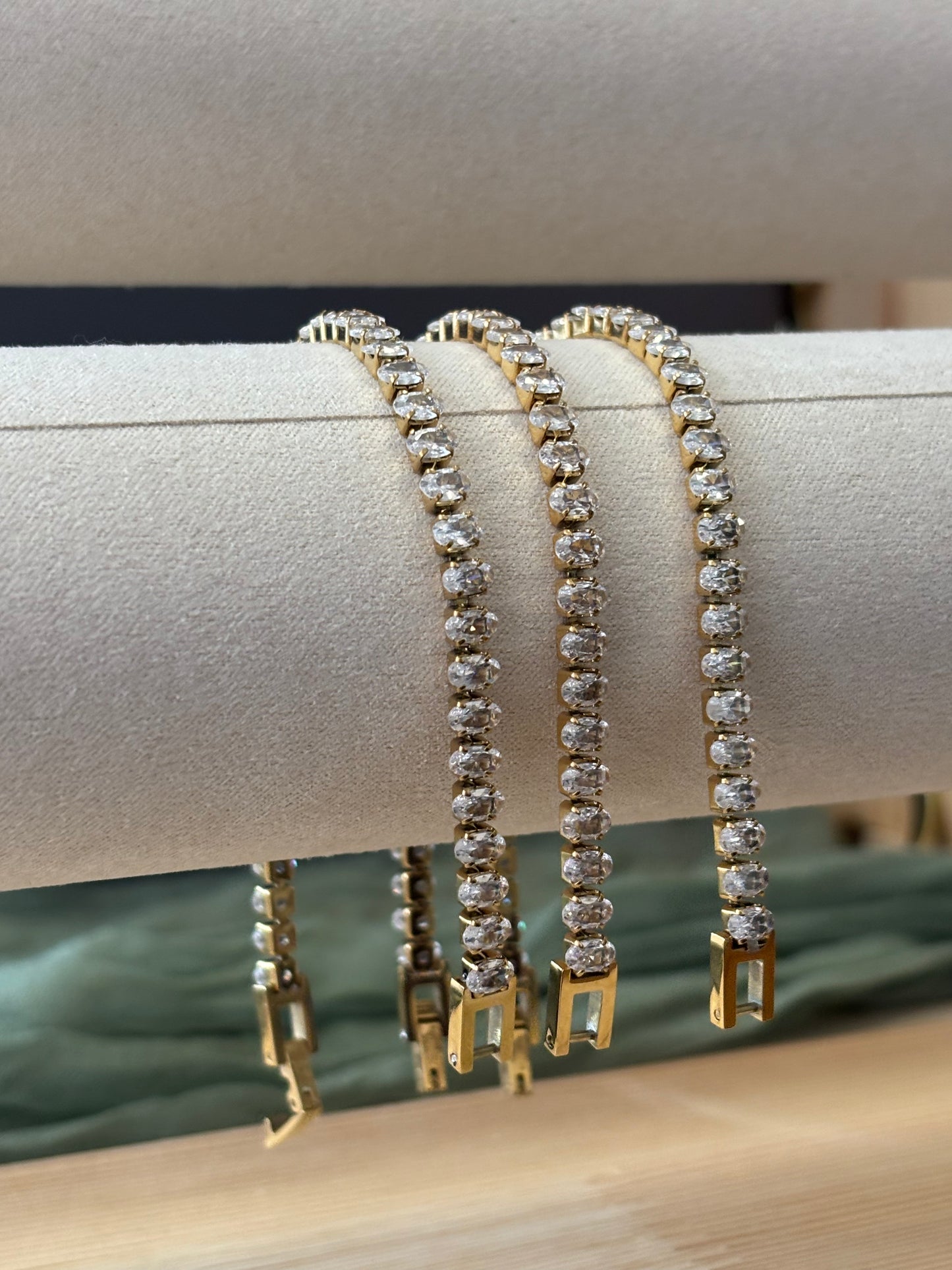 The Bellamy Crystal Tennis Bracelet