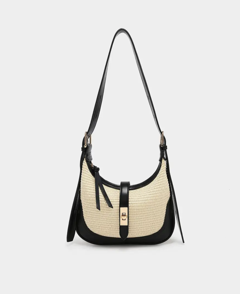 Ariana Straw Shoulder Bag