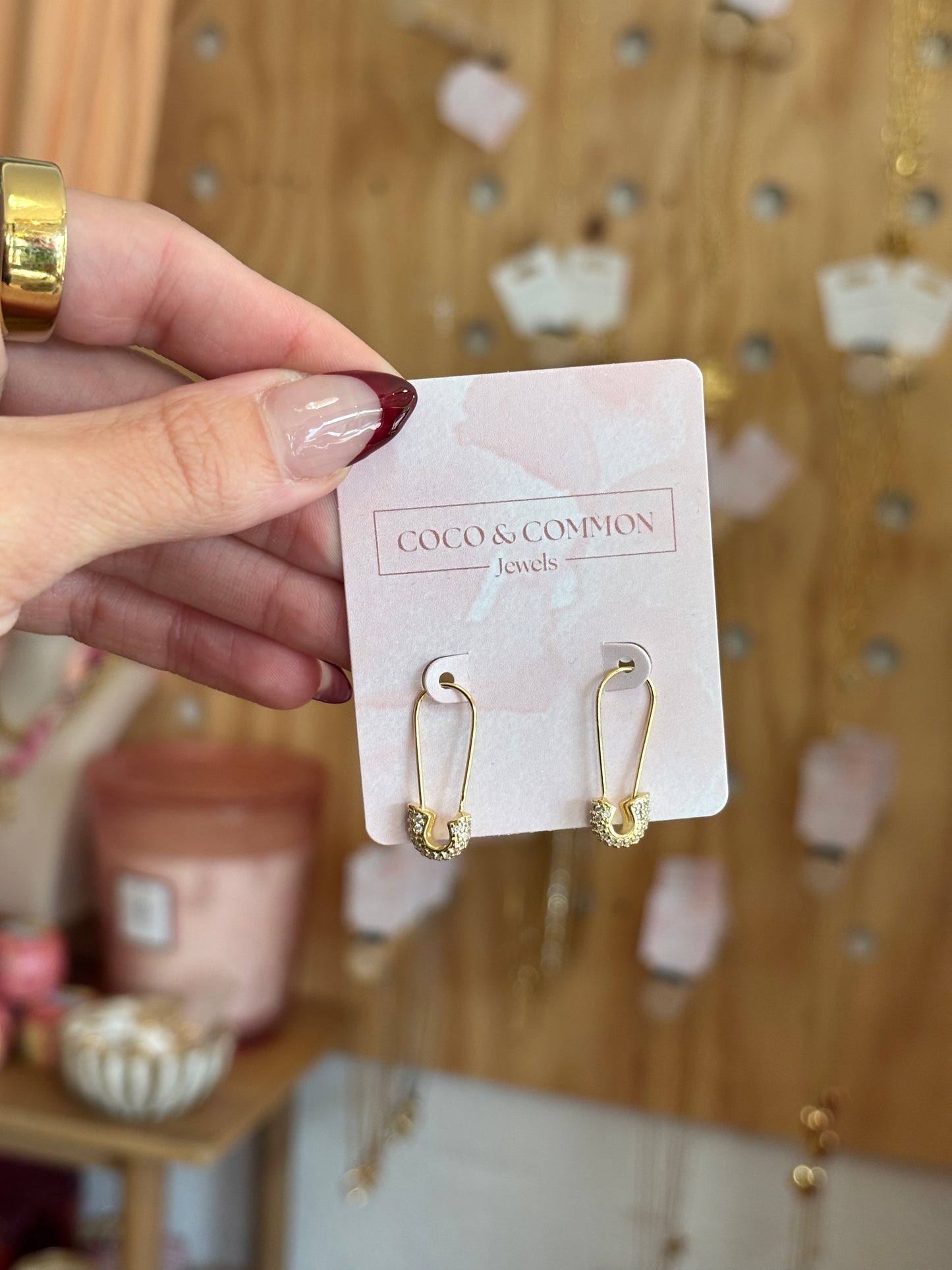 Golden Edge Earrings