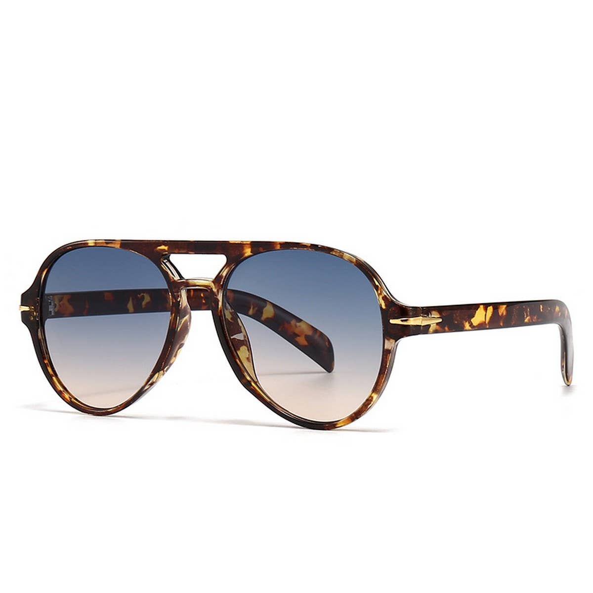 STREET STYLE AVIATORS: Leopard/Blue