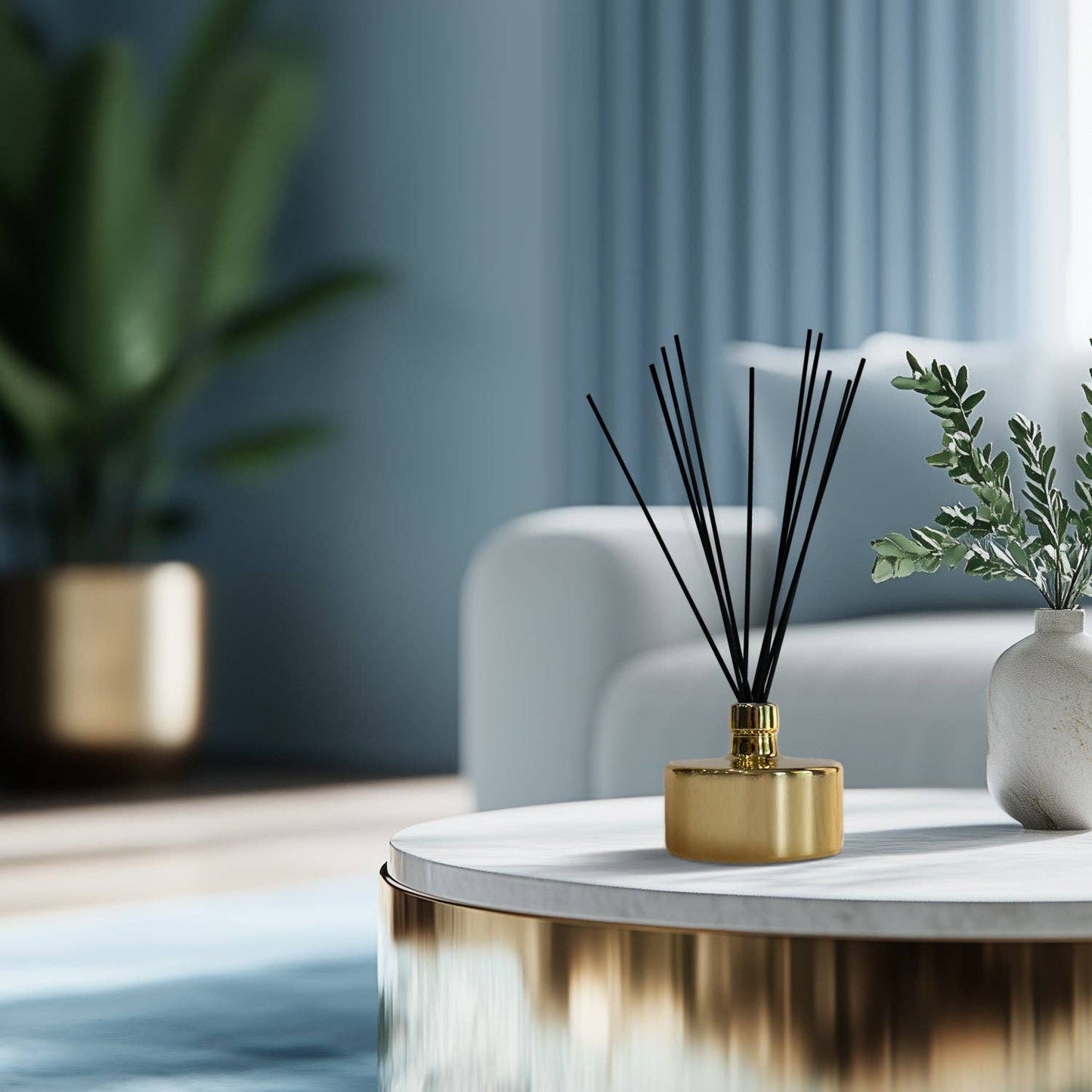 Glistening Gold Reed Diffuser: Santal / One Way
