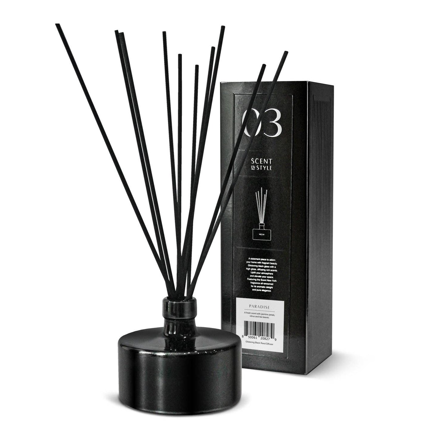 Glistening Black Reed Diffuser: Santal / One Way