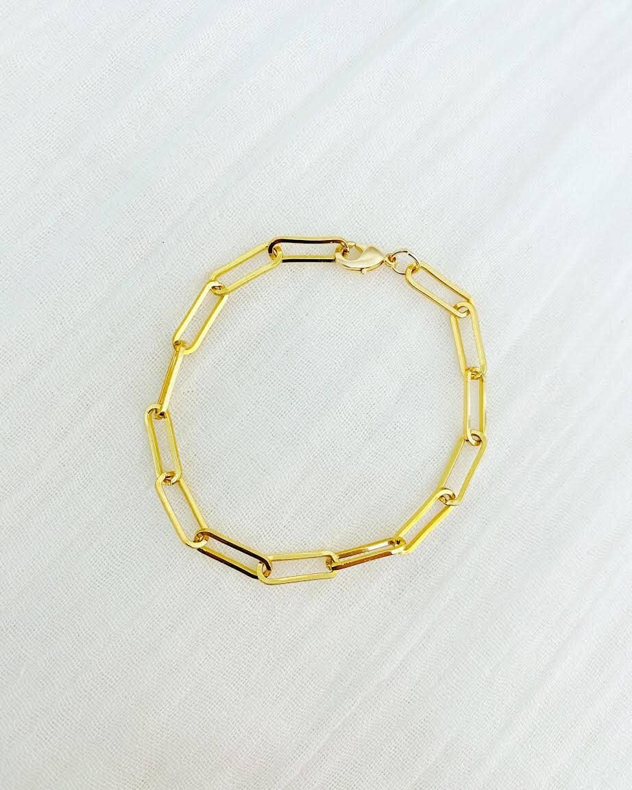 14k Oversized Link Bracelet