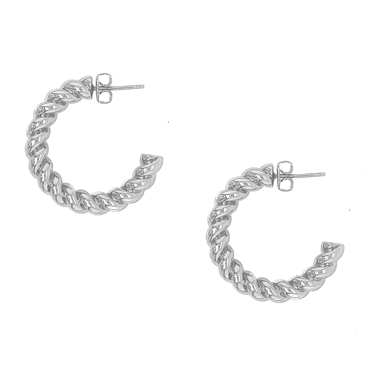 Lo Rope Hoops - Silver