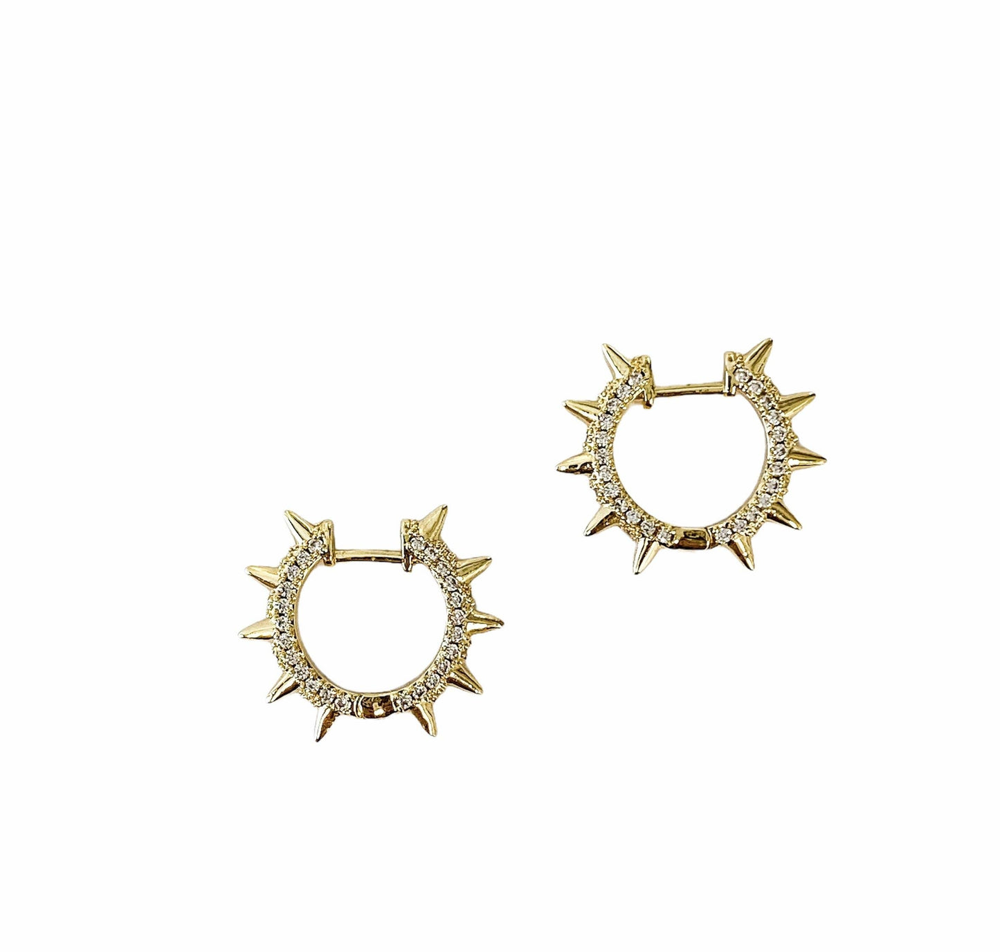 Clear Spiked Huggies