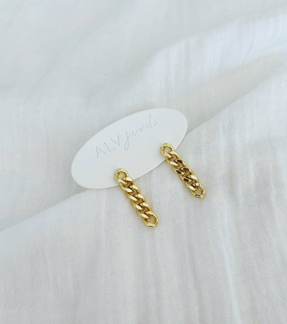 Mini Emily Chain Studs