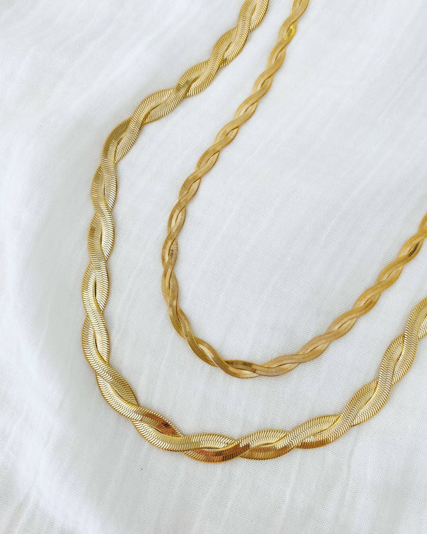 Twisted Snake Chain Necklace