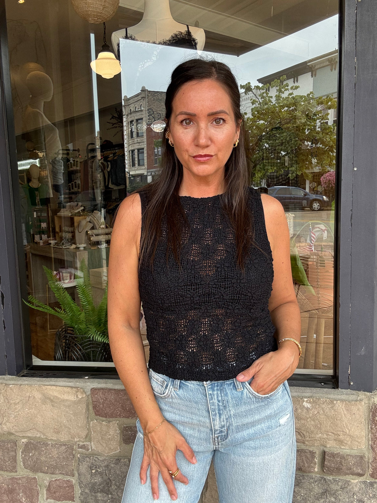 Lizzy Sheer Top
